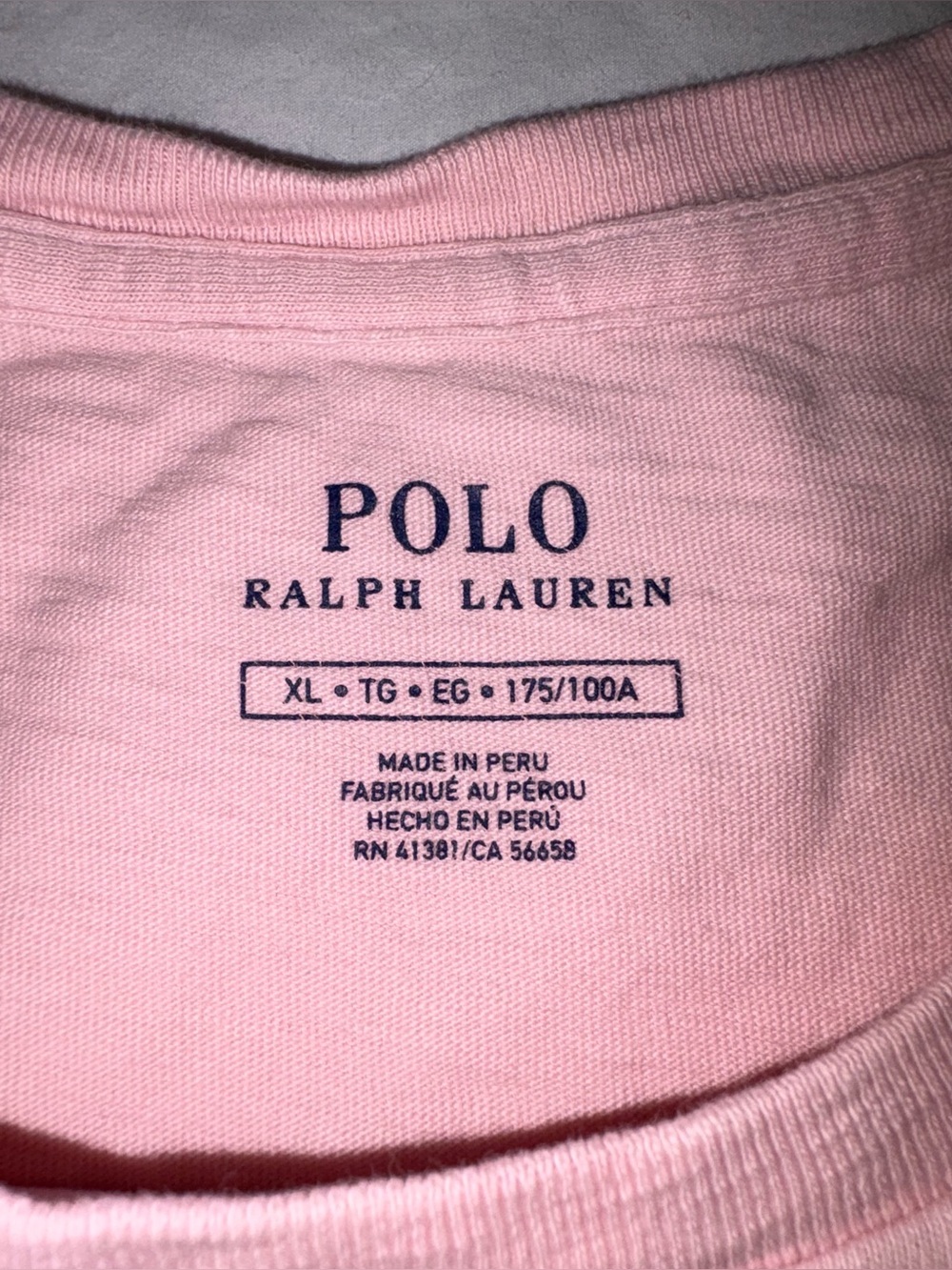 Polo Ralph Lauren  Women’s Big Pony Graphic Tee Pink Blue Logo T-Shirt - XL - Picture 8 of 14